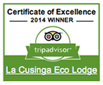 La Cusinga Certificate-of-Excellence-2014